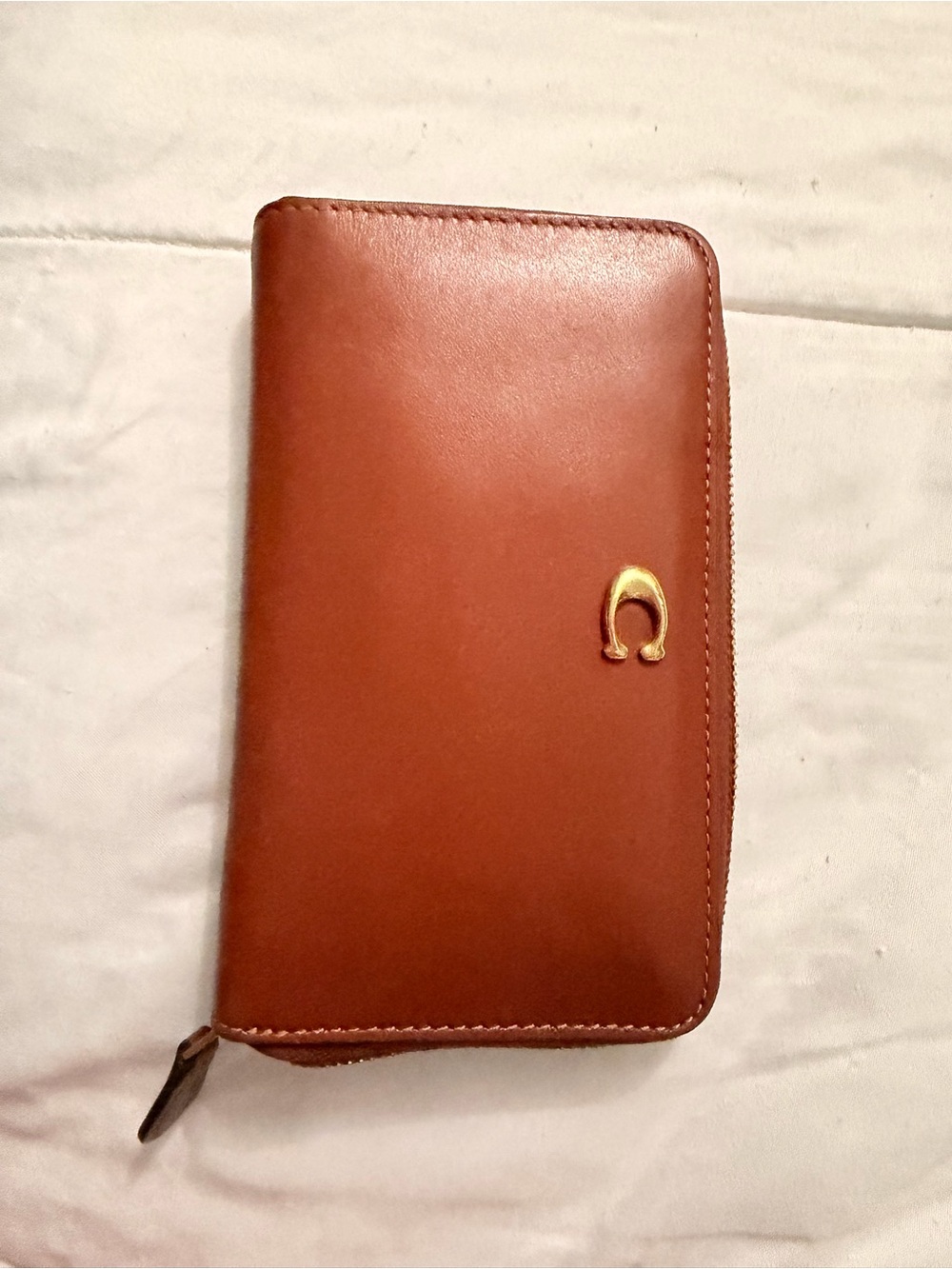 Coach Medium Zip Wallet in Sable